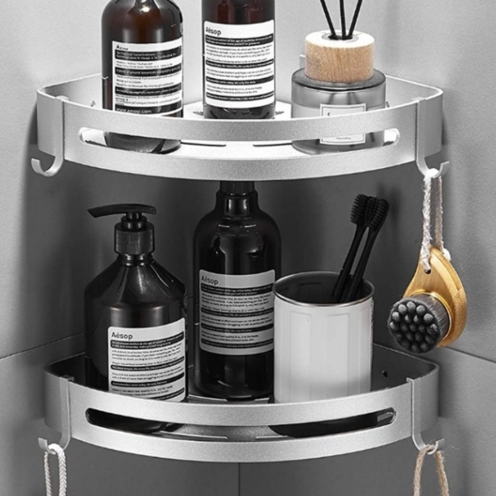 Brand New METAL Corner Shelf Bathroom Shower Accessories tub bath shampoo holder